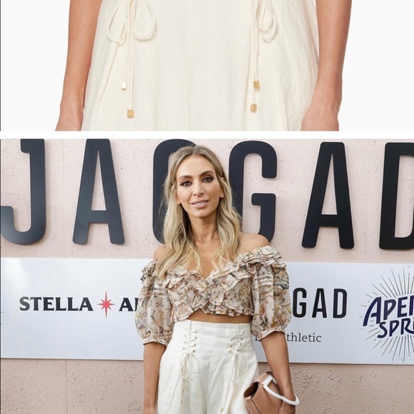 Zimmermann Floral Ruffle Crop Top - Picture 2 of 10